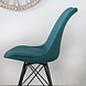 Lizzely Garden & Living Eetkamerstoel Viga turquoise velvet eetstoel Lizzely Garden & Living Eetkamerstoel Viga turquoise velvet eetstoel