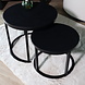 Lizzely Garden & Living Salontafel rond 2 delig Rutger side table industrieel bijzettafel Lizzely Garden & Living Salontafel rond 2 delig Rutger side table industrieel bijzettafel