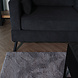 Lizzely Garden & Living Hoekbank design Lizza 270cm bank antraciet ribstof loungebank zowel links als rechts bankstel Lizzely Garden & Living Hoekbank design Lizza 270cm bank antraciet ribstof loungebank zowel links als rechts bankstel