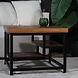 Lizzely Garden & Living Salontafel industrieel mangohout Sunny 60cm side table massief hout mango bijzettafel Lizzely Garden & Living Salontafel industrieel mangohout Sunny 60cm side table massief hout mango bijzettafel