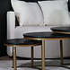 Lizzely Garden & Living Salontafel rond 3 delig Kiki goud bijzettafel industrieel side table Lizzely Garden & Living Salontafel rond 3 delig Kiki goud bijzettafel industrieel side table