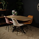 Lizzely Garden & Living Eettafel Deens ovaal 160cm licht bruin Hero ovale eettafel Lizzely Garden & Living Eettafel Deens ovaal 160cm licht bruin Hero ovale eettafel