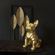 Lizzely Garden & Living Gouden ornament Franse Bulldog goud decoratief beeld Lizzely Garden & Living Gouden ornament Franse Bulldog goud decoratief beeld