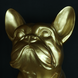 Lizzely Garden & Living Gouden ornament Franse Bulldog goud decoratief beeld Lizzely Garden & Living Gouden ornament Franse Bulldog goud decoratief beeld