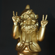 Lizzely Garden & Living Gouden ornament Kabouter peace goud decoratief beeld Lizzely Garden & Living Gouden ornament Kabouter peace goud decoratief beeld