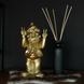 Lizzely Garden & Living Gouden ornament Kabouter peace goud decoratief beeld Lizzely Garden & Living Gouden ornament Kabouter peace goud decoratief beeld