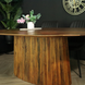 Lizzely Garden & Living Eettafel ovaal mangohout Stephan 200x110cm bruin design tafel duurzaam mango eetkamertafel Lizzely Garden & Living Eettafel ovaal mangohout Stephan 200x110cm bruin design tafel duurzaam mango eetkamertafel