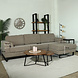 Lizzely Garden & Living Hoekbank design Darsiono 280cm bank taupe ribstof loungebank zowel links als rechts bankstel Lizzely Garden & Living Hoekbank design Darsiono 280cm bank taupe ribstof loungebank zowel links als rechts bankstel