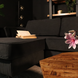 Lizzely Garden & Living Hoekbank design Darsiono 280cm bank antraciet ribstof loungebank zowel links als rechts bankstel Lizzely Garden & Living Hoekbank design Darsiono 280cm bank antraciet ribstof loungebank zowel links als rechts bankstel