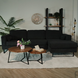 Lizzely Garden & Living Hoekbank design Darsiono 280cm bank antraciet ribstof loungebank zowel links als rechts bankstel Lizzely Garden & Living Hoekbank design Darsiono 280cm bank antraciet ribstof loungebank zowel links als rechts bankstel
