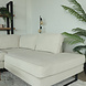 Lizzely Garden & Living Hoekbank design Puckerto 290cm bank beige ribstof hoek loungebank rechts bankstel Lizzely Garden & Living Hoekbank design Puckerto 290cm bank beige ribstof hoek loungebank rechts bankstel