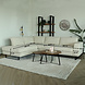 Lizzely Garden & Living Hoekbank design Puckerto 290cm bank beige ribstof hoek loungebank links bankstel Lizzely Garden & Living Hoekbank design Puckerto 290cm bank beige ribstof hoek loungebank links bankstel