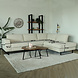 Lizzely Garden & Living Hoekbank design Puckerto 290cm bank beige ribstof hoek loungebank rechts bankstel Lizzely Garden & Living Hoekbank design Puckerto 290cm bank beige ribstof hoek loungebank rechts bankstel