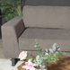 Lizzely Garden & Living Hoekbank design Puckerto 290cm bank taupe ribstof hoek loungebank rechts bankstel Lizzely Garden & Living Hoekbank design Puckerto 290cm bank taupe ribstof hoek loungebank rechts bankstel