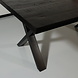 Lizzely Garden & Living Eettafel rechthoekig mangohout Xavier zwart 180cm duurzaam tafel met X-poot mango eetkamertafel hout Lizzely Garden & Living Eettafel rechthoekig mangohout Xavier zwart 180cm duurzaam tafel met X-poot mango eetkamertafel hout