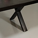 Lizzely Garden & Living Eettafel rechthoekig mangohout Xavier zwart 180cm duurzaam tafel met X-poot mango eetkamertafel hout Lizzely Garden & Living Eettafel rechthoekig mangohout Xavier zwart 180cm duurzaam tafel met X-poot mango eetkamertafel hout