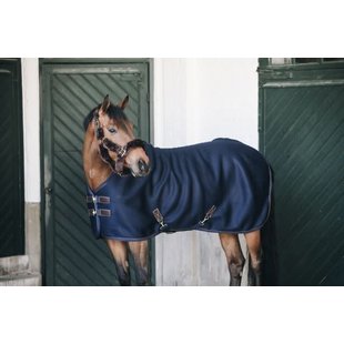 3D Spacer Cooler Fleece Sheet Navy