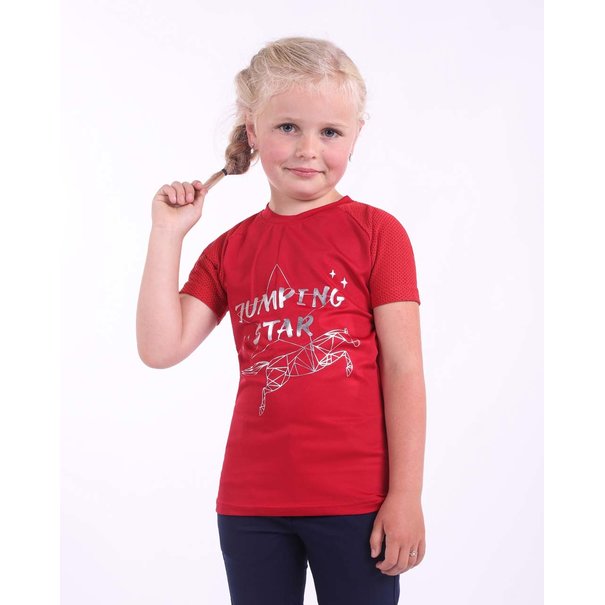 QHP Sportshirt Zora Junior red