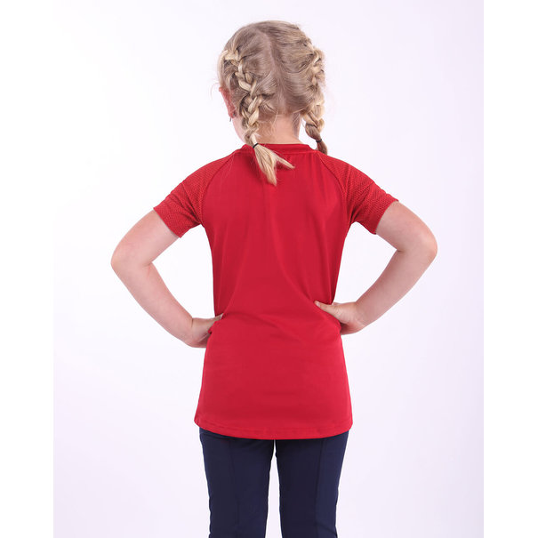 QHP Sportshirt Zora Junior red