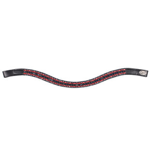 Frontriem Havana Black/Red