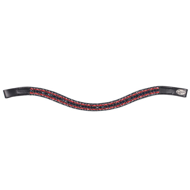 QHP Frontriem Havana Black/Red