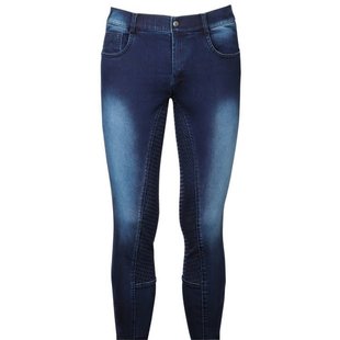 Rijbroek heren Liciano Denim F Grip BLUE