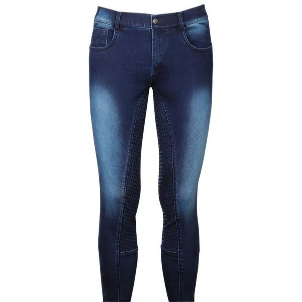 Harry's Horse Rijbroek heren Liciano Denim F Grip BLUE