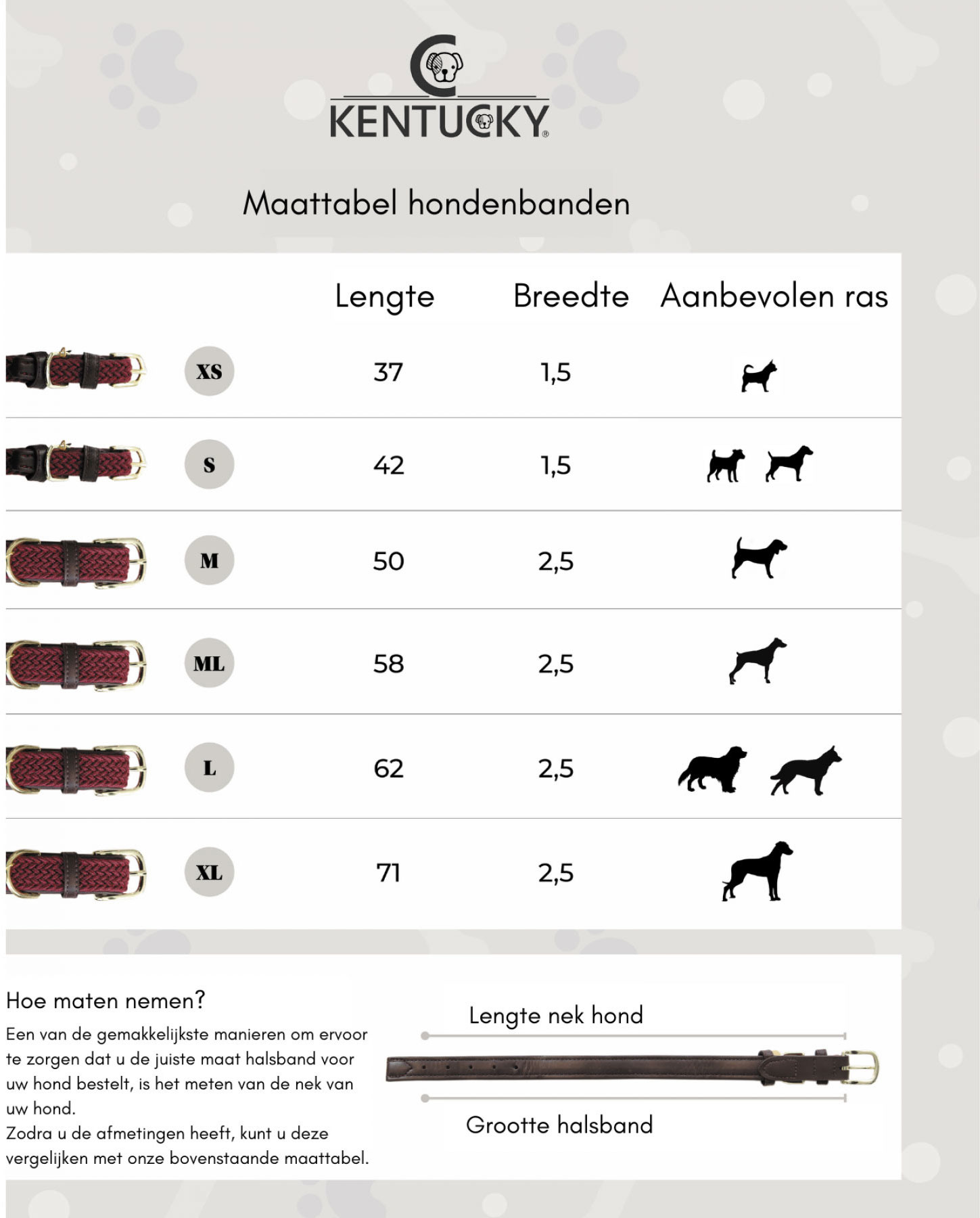Kentucky Dogwear hondenbanden