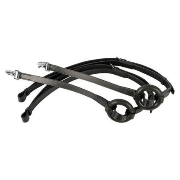 Harry's Horse Bijzetteugels Ronde Ringen