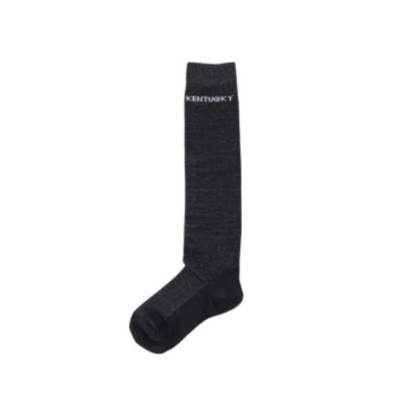 Kentucky Glitter Socks BLACK