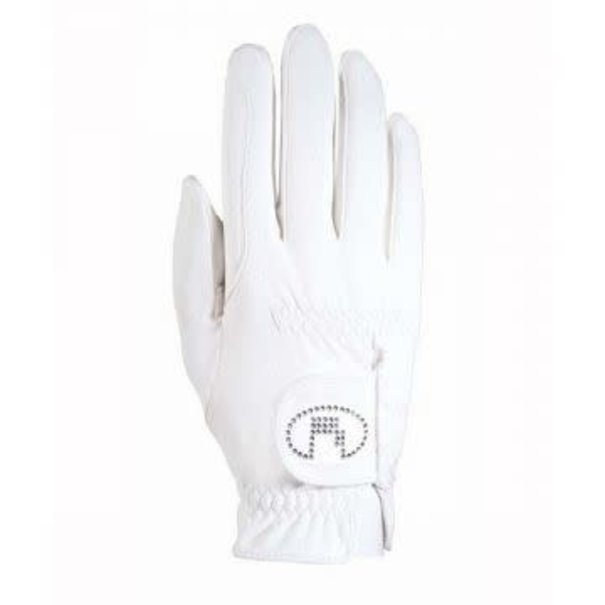 Roeckl ROECKL LISBOA Roeck-Grip Swarovski White