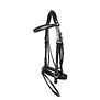 Hoofdstel diamond gecombineerde neusriem Black