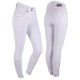 Breeches Noa anti-slip ful seat white White