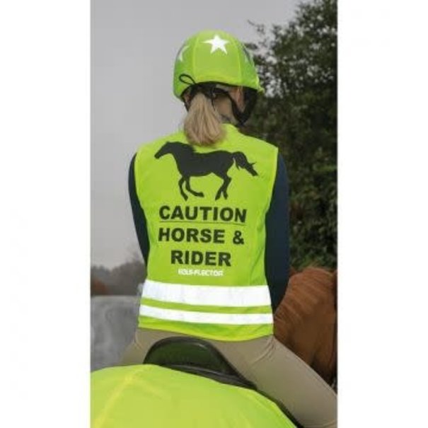 Shires Equi-flector safety vest YELLOW