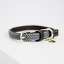 Plaited Nylon Dog Collar GREY