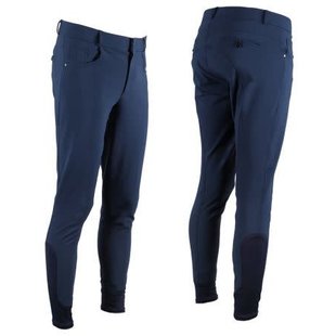 Rijbroek Boaz Jr knie grip Navy