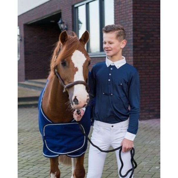 QHP Wedstrijdshirt Roald Jr Navy