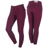 Rijbroek Thirza knie grip Bordeaux