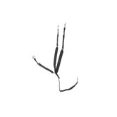 Elastisch voortuig met nikkel gespen Black
