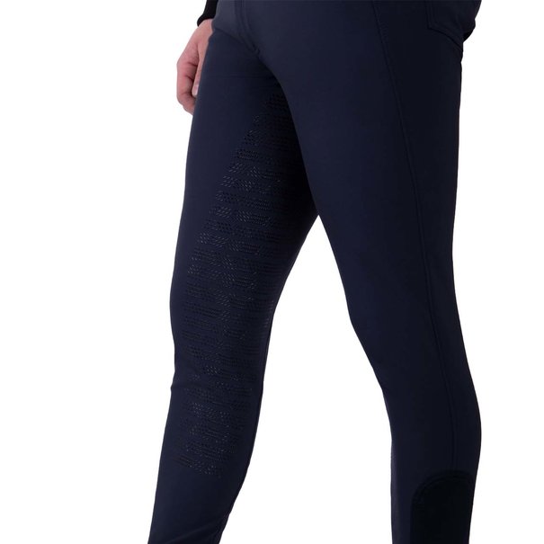 QHP Rijbroek Novan knie grip Navy