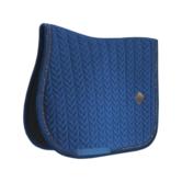 Saddle Pad Velvet Pearls Navy FDR