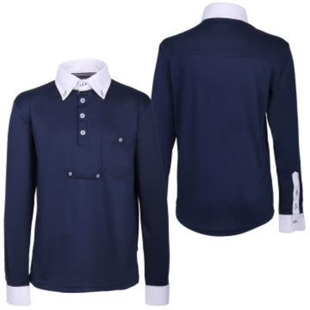 QHP Wedstrijdshirt Roald Jr Navy