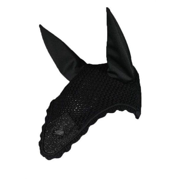 Equestrian Stockholm Oortjes All Black Glimmer Full