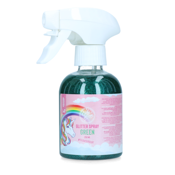 Holland Animal Care Lucky Horse Unicorn Green glitter spray