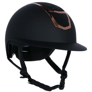 Veiligheidscap Mont Blanc sparkle Black Rosegold 56-58 cm