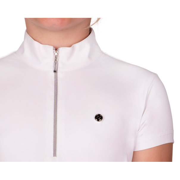 QHP Wedstrijdshirt Veerle Junior White