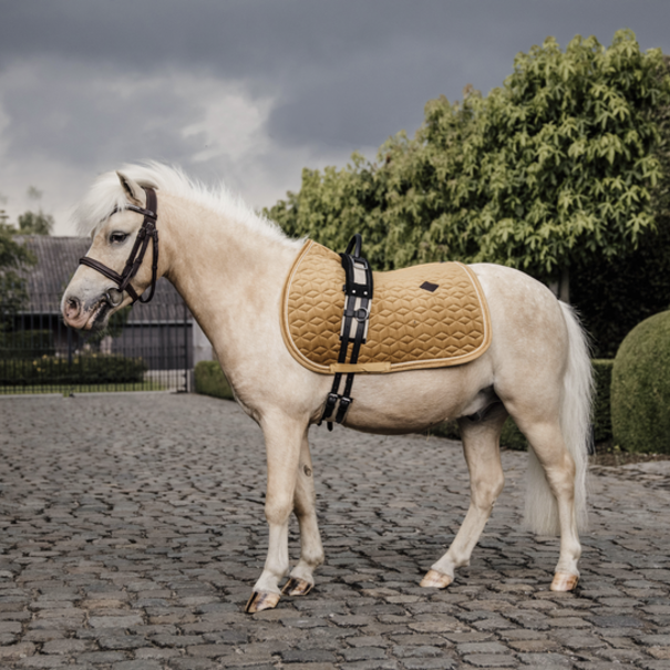 Kentucky Saddle Pad Velvet Mustard PONY