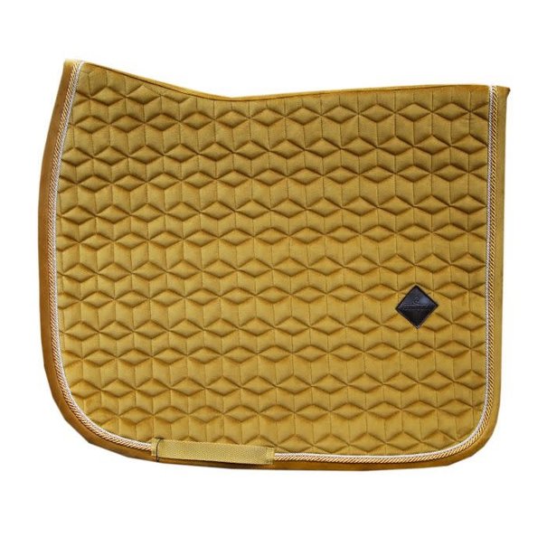 Kentucky Saddle Pad Velvet Mustard FDR