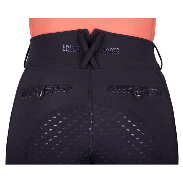 QHP Rijbroek Kae full grip Black