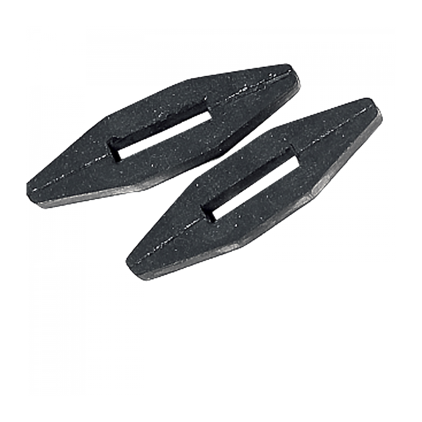 Vlinder Teugel Rubber Black